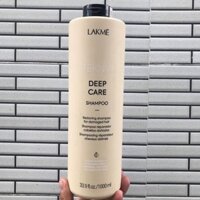 Dầu gội phục hồi tóc hư tổn Lakme Teknia Deep Care Shampoo 1000ml ( New 2022 )