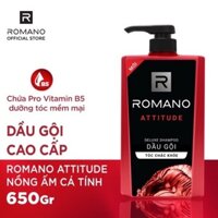 Dầu gội Romano Attitude chai 650g