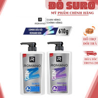 Dầu gội Romano Gen Z Hương Sea Breeze/ Forest Cedar 610g/ chai - 2 mùi hương