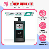 Dầu Gội Romano Vip Impress 650g Chống Oxy Hóa Giúp Làm Sạch Sâu Bụi Bẩn Bám Trên Da