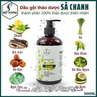 Dầu gội SẢ CHANH Mộc Hương 500ml - Sạch gàu, giảm nhờn, kích mọc tóc