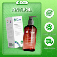 Dầu Gội Sạch Gàu Antisol pH6.5 Chiết Xuất Dược Liệu Ngăn Ngừa Gàu, Rụng Tóc, Ngứa Da Đầu Tái Phát - Chai 240ml - Thương Hiệu iCare Pharma