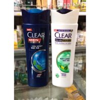 Dầu Gội Sạch Gàu Clear Bạc Hà Chai 170g