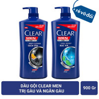 DẦU GỘI SẠCH GÀU CLEAR MEN COOL SPORT BẠC HÀ 900g