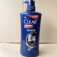 Dầu gội sạch gàu Clear Men tinh chất Vỏ Cam 630g .