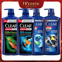 Dầu Gội Sạch Gàu Clear Men Cool Sport Mát Lạnh Bạc Hà 900G