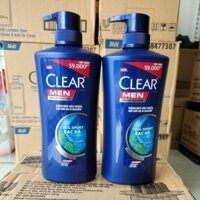 Dầu gội sạch gàu dành cho nam CLEAR Men Cool Sport Bạc Hà 650g