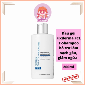 Dầu gội sạch gàu Fixderma FCL T-Shampoo 200ml