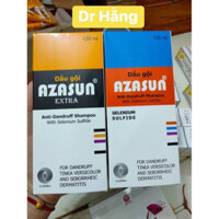 Dầu gội sạch gàu, hết ngứa da đầu Azasun 1% và Azasun Extra 2% 120ml