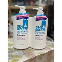 Dầu gội Shiseido Sea Breeze Pump Jumbo giúp tóc mềm mượt dành cho nam 600ml SHISEIDO Sea Breeze Shampoo 600ml for men