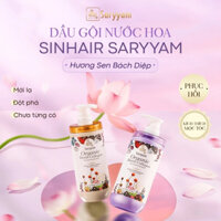 Dầu gội SinHair Saryyam Nước Hoa hương Sen Bách Diệp - Hỗ trợ thải độc da đầu phục hồi hư tổn