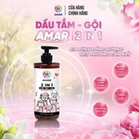 Dầu Gội - Sữa Tắm 2 In 1 AMAR 800g Dành Cho Cả Gia Đình