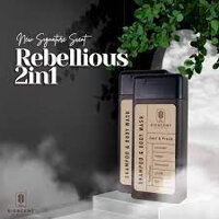 DẦU GỘI SỮA TẮM 2IN1 CHO NAM REBELLIOUS HƯƠNG NƯỚC HOA