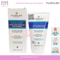 dầu gội sữa tắm cho da nhạy cảm, dịu nhẹ floslek atopic body wash gel and shampoo