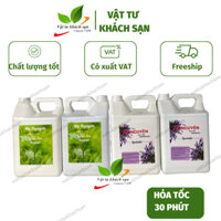 Dầu gội, sữa tắm Mỹ Nguyên can lớn 5 kg siêu tiết kiệm cho khách sạn, nhà nghỉ, spa, salon,...