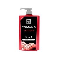 Dầu Gội Sữa Tắm Romano Attitude 2 IN 1 Hair & Body Wash