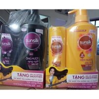 Dầu gội sunsilk 650 tặng kèm khăn/ dầu gội thiên nhiên