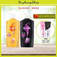 Dầu gội Sunsilk 650g bồ kết mềm mượt diệu kỳ| Huyhangshop
