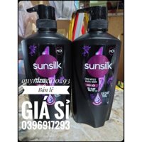 Dầu gội Sunsilk 650g óng mượt