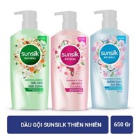 Dầu gội Sunsilk Natural 650g Hương hoa thiên thiên