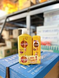 Dầu gội Sunsilk vàng 650ml kẹp/8