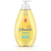 Dầu gội & tắm toàn thân Johnson's Head-To-Toe Gentle Baby Wash & Shampoo 300ml/500ml/553ml/800ml (Mỹ)