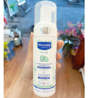 Dầu gội tạo bọt trị cứt trâu cho trẻ sơ sinh  Foam Shampoo For Newborns 150ml Mustela