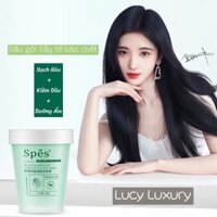 Dầu gội Tẩy tế bào chết da đầu SPES muối biển làm Sạch Gàu kiểm soát Dầu Nhờn và dưỡng ẩm da đầu