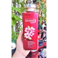 Dầu gội Thái Dương 3 Gold hoa đào giảm rụng tóc 200ml