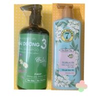 Dầu gội thái dương 3 hương lá và thái dương 7 480ml