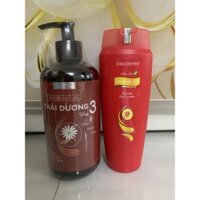 dầu gội  thái dương 3 hương hoa 480ml và xả 200ml ( sao thái dương)