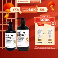 Dầu gội Thái Dương 7 Plus Gold Hoa Phong Lan 500ml/250ml  - Dầu gội thảo dược hỗ trợ chống gàu, ngứa, giảm rụng tóc