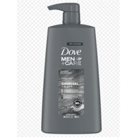Dầu gội than hoạt tính nam Dove Men+Care Shampoo Charcoal 750ml (Mỹ)