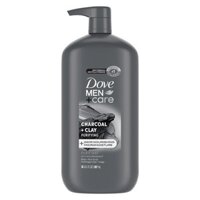 Dầu gội thanh lọc DOVE MEN+CARE DV M SH Charcoal Pump Charcoal + Clay cho mái tóc chắc khỏe và đàn hồi hơn 917ml (Mỹ)