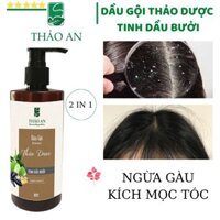 Dầu Gội Thảo Dược 3in1 Kích Thích Mọc Tóc, Ngăn Ngừa Gàu, Đào Thải Hóa Chất Cho Da Đầu_ THẢO AN