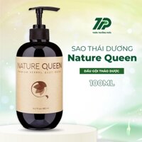 Dầu gội thảo dược cao cấp Nature Queen Sao Thái Dương 100ml/480ml giúp tóc mềm mượt