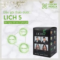 Dầu gội thảo dược đen tóc LICH 5