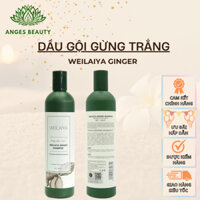Dầu Gội Thảo Dược Gừng Trắng Weilaiya Ginger Sampoo 400ML, Ngăn Rụng Và Kích Mọc Tóc