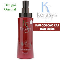 Dầu gội thảo dược hạt trà giảm gãy rụng, kích thích mọc tóc Kerasys Oriental Premium 600ml