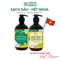Dầu Gội Thảo Dược Hữu Cơ Gừng Dừa Cỏ Cây Hoa Lá Dành Cho Mẹ Bầu An Toàn Lành Tính