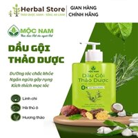 Dầu gội thảo dược Mộc Nam Linh chi - Hà thủ ô - Hương thảo Không silicon, sulfat, paraben ngăn ngừa gãy rụng