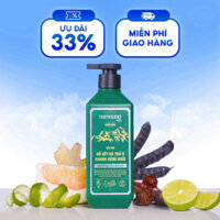 Dầu gội thảo dược Nam Nung XANH LÁ  bản kiềm dầu 500ml dùng cho tóc nhanh bết chính hãng