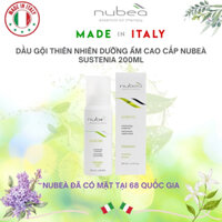 Dầu gội thiên nhiên dưỡng ẩm cao cấp Nubeà Sustenia chai 200ml - Made in Italy