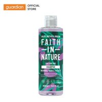 Dầu Gội Thư Giãn Và Điều Tiết Bã Nhờn Faith In Nature Lavender & Geranium Balancing Shampoo Hoa Oải Hương & Phong Lữ 400Ml