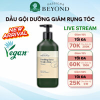 Dầu gội Thuần chay Dưỡng da đầu Làm giảm rụng tóc BEYOND Healing Force Scalp Clinic Shampoo 450ml VEGAN