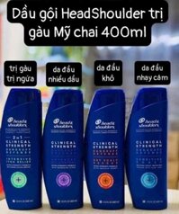 Dầu Gội Thuốc Head & Shoulders Đặc Trị Gàu Mỹ (400ML)