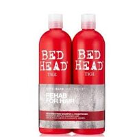 Dầu gội tigi đỏ BED HEAD URBAN ANTIDOTES RESURRECTION 750 cho tóc hư tổn  - 750ml