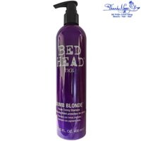 Dầu gội tím khử vàng cho tóc bạch kim Tigi Bed Head Dumb Blonde Purple Toning Shampoo 400ml [ TN ]