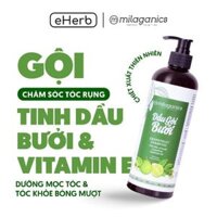 Dầu gội tinh dầu bưởi MILAGANICS - Hạn chế rụng tóc, kích mọc tóc sau 3 tuần - 250ml