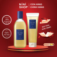 Dầu gội Tràm trà cho da dầu Aromatica - Tea Tree Purifying Shampoo 180ml/400ml - ninishop